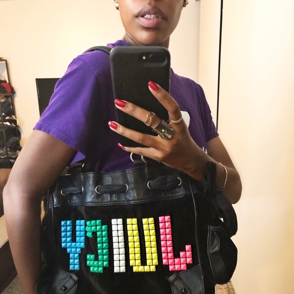 Juicy Couture Rainbow Studded Shoulder Bag  - Picture 8 of 8